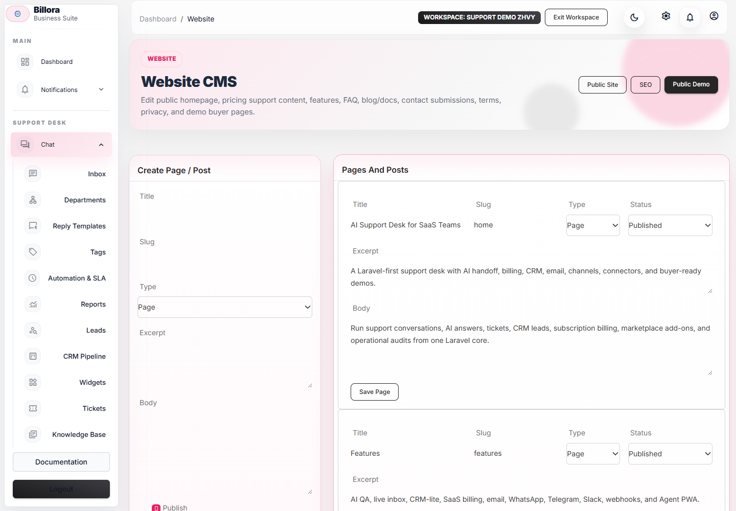 Knowledge Base screenshot
